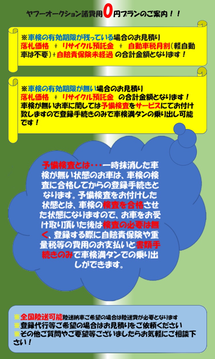 諸費用0円プランのご紹介